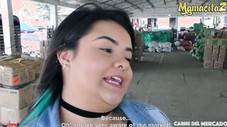 CarneDelMercado - Xiomara Soto Bae Colombian Dark Haired Getting Picked Up