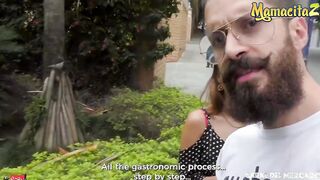 CARNE DEL MERCADO Marcela Carmona Rides Cock On First Clip