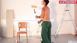 LETSDOEIT - Sasha Rose Getting Nailed Inside Her Leaking Twat