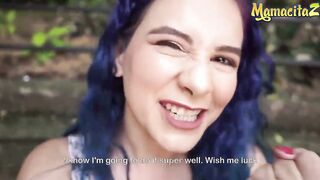 MAMACITAZ - 19 Year Old Latina Min Galilea First Ever Porn Film!
