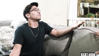 Teen stepsis sucks and fucks stepbro