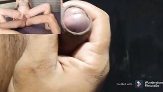 Shooting A Huge Load While Watching cumshot compilation