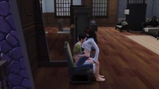 A tiny collection of Simsons sex inside clothes. Bondage lesbo