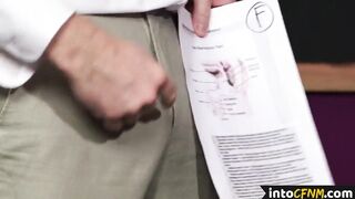 Dicksucking CFNM schoolgirls Relaxing professor