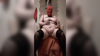 Nasty cumslut talking crazy