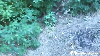 Banging Older Wifey's Both Pounded Holes Hardcore Outdoor