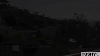 Macho with a crooked penis deep throat pounds anal mom