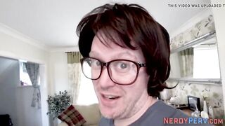 Leeds geeks penis gobbled by big tit brit MILF
