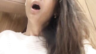 Filthy amateur chick having a real orgasm
