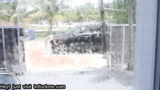 blowjob  tiny blonde gets loud with a big dick