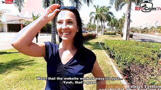 German mom meet flirt and banged! in holiday with tourist