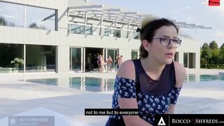 Multiple Gigantic Dig Hunks Take Turns Smashing Stacked European Babes Holes!