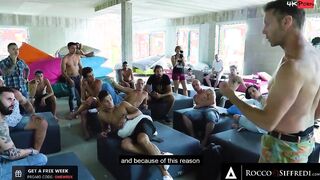 Multiple Gigantic Dig Hunks Take Turns Smashing Stacked European Babes Holes!