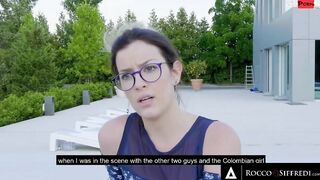 Multiple Gigantic Dig Hunks Take Turns Smashing Stacked European Babes Holes!