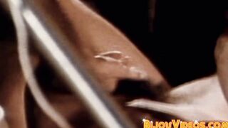 Vintage gay session with handsome males full of passion