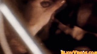 Vintage gay session with handsome males full of passion