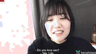Moeka Tachibana is twenty seven years old and in her first porn sex tape