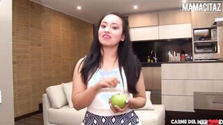MAMACITAZ - Amazingly Hot Latina Milena Alvarez Enjoying Her First Banged! On Camera