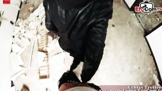 Erotic German Cougar fucked outdoors on a pov Date