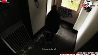 Erotic German Cougar fucked outdoors on a pov Date