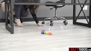 Big tits student fucks hot stuck teacher