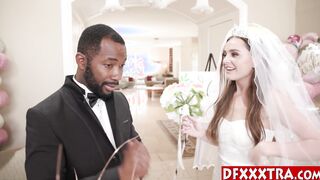 Hot bride fucks husbands black friends