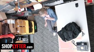 Shoplyfter - Slender Blonde Bombshell Emma Hix Give Her Twat