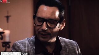 BURNING ANGEL - Pastor fucks a Distraught Married Woman Making A Confession