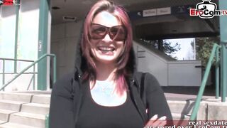 American teens bimbos with natural jugs picked up on the street
