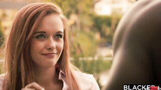 BLACKED Hipster chick secretly loves black men
