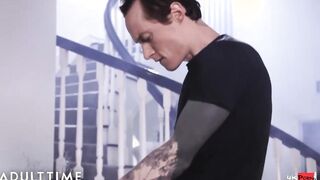 ADULT TIME - Owen Gray Blows His Load Into Charlotte Sartre's FRESHLY GAPED ASSHOLE! FULL SEX TAPE