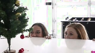 Andi Rose has enlisted Scarlet Skies to help her set up some Christmas elf pranks for her stepbrother, Robby Echo.