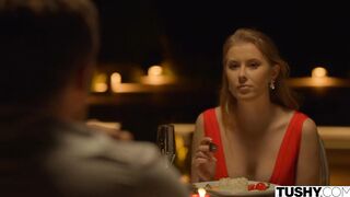 TUSHY Babe Eyla has first anal experience with sugar daddy
