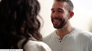 Ac repair man check hot wife temperature