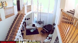 SPYFAM Step Dude Interrupts Step Sis Musical Masturbation