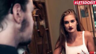 HORNYHOSTEL - Small Titted Barely Legal Tiffany Tatum Getting Vulgar For Her Roommate Full Clip