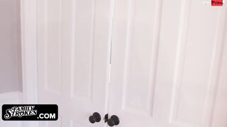 Stepbro Creeps On His Bombshell Ass 19 Yo Stepsister