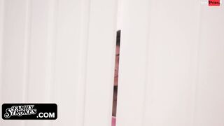 Stepbro Creeps On His Bombshell Ass 19 Yo Stepsister