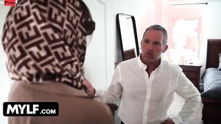 MYLF - Bombshell Milf Seduces Sons Teacher For Him To