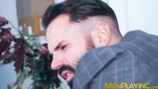 Inked hunk Dani Robles railed hard by coworker Gustavo Cruz