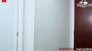 Dark haired skank with tiny hooters invited to fucked