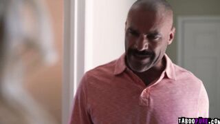 Stepdaughter getting a hard fuck from her horny stepdad