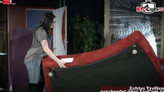 Natural african haired Skank with nice boobs pounded into pantyhose during the roleplay