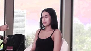 19yo Olive Skinned Anal Newbie Aubrey Edible Ass Packed Deliciously!