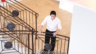 PASSION-HD Long Cock Rich Dude Fucks Blonde Charma Kelley Inside His Mansion