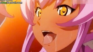 Hot babe with big tits gets fucked hard