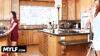 MYLF - Freaky sexy Grabs Into Her Boyfriends Long Penis