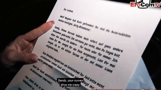 German blonde Tattoo bitch real street pick up and pounded