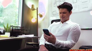 Casey Everett fucks his employee Devin Franco in bed