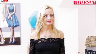 DOEPROJECTS - VICTORIA INNOCENT STUNNING CZECH BLONDE GETTING DICKED DOWN BY TAILOR - LETSDOEIT